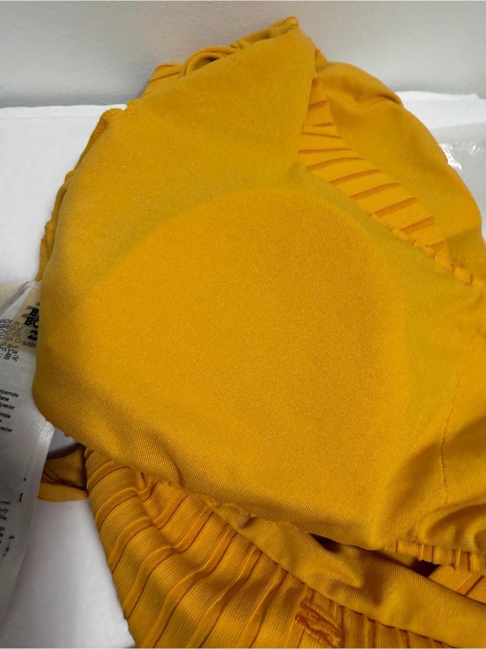Billabong Ribbed Swim Top Yellow - Picture 4 of 9